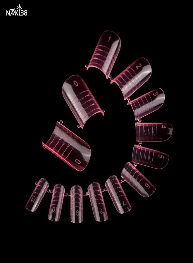 NMKL38 120pcs Press on Toenails, Toe Nail Press Ons for Women, Pink Full Cover Toe Nail Tips Fake Acrylic Toenails For Nail Extensions 12 Sizes - Image 5